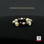  натуральный камень натуральный камень кольцо K18 Gold оникс рутил кварц кольцо кейс для украшений есть [ черный &GOLD& рутил кварц ]ghri3 наша компания оригинал столица море .