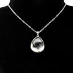 決算セール 天然石ネックレス チェーン付 Silver925  凛とした存在感 一点物 ブルッカイト・プラチナルチルクォーツ ghrpnt17 約8g 贈り物 京海堂