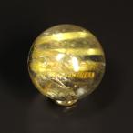 太陽放射タイチンルチル 1粒売り 13ミリ 極太金針のインパクトが凄い 一点物 PKH11 虹入水晶 プレゼント 送料無料