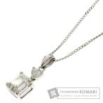 ダイヤモンド スクエアモチーフ ネックレス K18ホワイトゴールド  中古 SELECT JEWELRY セレクトジュエリー