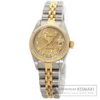 ROLEX ロレックス 69173G デイトジャスト 10P ダイヤモンド 腕時計  ステンレススチール SSxK18YG レディース  中古