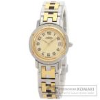 HERMES エルメス CL4.220 クリッパー 腕時計  ステンレススチール SSxGP レディース  中古