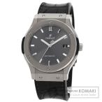HUBLOT ウブロ 511.NX.7071.LR クラシック フュージョン レーシング チタニウム 腕時計  チタニウム ラバーx革 メンズ  中古