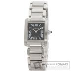 CARTIER カルティエ W51026Q3 タンクフランセーズ SM アジア限定 腕時計  ステンレススチール SS レディース  中古