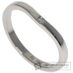 CARTIER カルティエ バレリーナ カーブ 3P ダイヤモンド #54 リング・指輪 プラチナPT950 レディース 中古