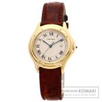 CARTIER カルティエ パンテール クーガー LM 腕時計  K18イエローゴールド クロコダイル レディース  中古