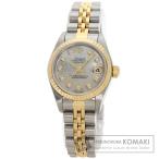ROLEX ロレックス 79173NG デイトジャスト 10P ダイヤモンド 腕時計  ステンレススチール SSxK18YG レディース  中古