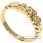 Dior ディオール ダイヤモンド ハートモチーフ リング・指輪 K18イエローゴールド レディース 中古