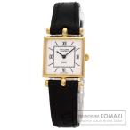 Van Cleef &amp; Arpels ヴァンクリーフ＆アーペル クラシックカレ スクエア 腕時計  K18イエローゴールド クロコダイル レディース  中古