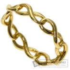 TIFFANY&Co. ティファニー インフィニティ ナロー リング・指輪 K18イエローゴールド レディース 中古