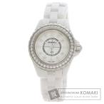 CHANEL シャネル H2572 J12 29mm 8P ベゼル ダイヤモンド 腕時計  セラミック セラミック レディース  中古