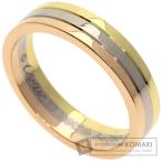 CARTIER カルティエ スリーカラー #57 リング・指輪 K18イエローゴールド レディース 中古