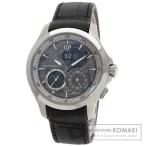 GIRARD-PERREGAUX ジラール・ペルゴ 49655-11-231-BB6A トラベラームーンフェイズ&amp;GMT 腕時計  ステンレススチール アリゲーター メンズ  中古