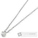 TIFFANY&amp;Co. ティファニー ソリティア ダイヤモンド H-VVS1-EX ネックレス プラチナPT950 レディース 中古