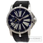 ROGER DUBUIS ロジェ・デュブイ DBEX0263 エクスカリバー 腕時計  ステンレススチール 革 メンズ  中古