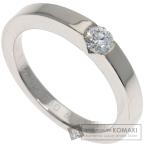 CARTIER カルティエ デートウィズ ダイヤモンド #52 リング・指輪 K18ホワイトゴールド レディース 中古