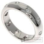 TIFFANY&Co. ティファニー ドッツリング ダイヤモンド リング・指輪 プラチナPT950 レディース 中古