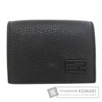 FENDI フェンディ 7M0280 ロゴ 二つ折り財布（小銭入れあり） レザー レディース 中古