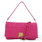 MIUMIU ミュウミュウ ワンショルダー マテラッセ 2WAY ショルダーバッグ カーフ レディース 中古