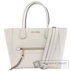 MIUMIU ミュウミュウ 2WAY トートバッグ レザー レディース 中古