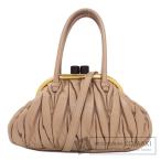 MIUMIU ミュウミュウ マテラッセ 2WAY ハンドバッグ カーフ レディース 中古