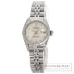 ROLEX ロレックス 69174G デイトジャスト 10P ダイヤモンド 腕時計  ステンレススチール SS K18WG レディース  中古