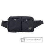 PORTER Poe tartan машина набедренная сумка * сумка-пояс нейлон материалы женский б/у 