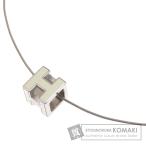 HERMES エルメス Hキューブ ネックレス 金属製 レディース 中古