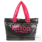 kitson キットソン ロゴマーク トートバッグナイロン素材 レディース 中古