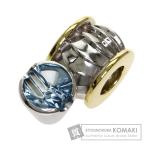 Georg Jensen ジョージジェンセン アクアマリン ペンダントトップ K18ホワイトゴールド レディース 中古