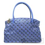 GHERARDINI ゲラルディーニ ロゴモチーフ ハンドバッグ ナイロン素材 レディース 中古