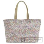 GHERARDINI ゲラルディーニ フラワーモチーフ ソフティ トートバッグ ナイロン素材 レディース 中古
