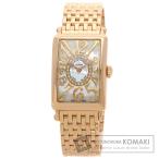 FRANCK MULLER フランクミュラー 902QZRELMOP CD1R ロングアイランド ダイヤモンド マザーオブパール 腕時計 K18ピンクゴールド K18PG レディース 中古