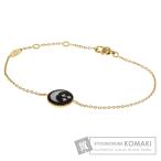 Dior ディオール ローズ デヴァン セレスト シェル オニキス 1P ダイヤモンド ブレスレット K18イエローゴールド レディース 中古