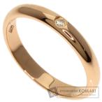 ショッピングカルティエ CARTIER カルティエ クラシック ウエディング 1P ダイヤモンド #47 リング・指輪 K18ピンクゴールド レディース 中古
