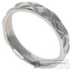 CHANEL シャネル マトラッセ #52 リング・指輪 プラチナPT950 レディース 中古