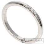 TIFFANY&Co. ティファニー フォーエバー ウェディング バンド 3P ダイヤモンド リング・指輪 プラチナPT950 レディース 中古
