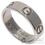 ショッピングカルティエ CARTIER カルティエ ラブリング #53 リング・指輪 K18ホワイトゴールド レディース 中古