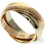 ショッピングカルティエ CARTIER カルティエ トリニティ #51 リング・指輪 K18イエローゴールド レディース 中古