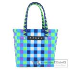 ショッピングカゴバッグ MARNI マルニ カゴバッグ ハンドバッグ ポリプロピレン レディース 中古