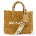 ショッピングマイケル Michael Kors マイケルコース 2WAY ハンドバッグ ボア レディース 中古