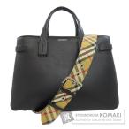 BURBERRY バーバリー 2WAY ハンドバッグ レザー レディース 中古