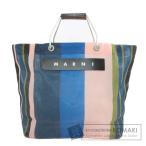 MARNI マルニ フラワーカフェ ハンドバッグ ナイロン素材 レディース 中古