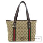 GUCCI グッチ 137396 GG シェリーライン トートバッグ キャンバス レディース 中古