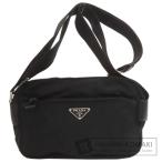 PRADA プラダ ロゴ金具 ショルダーバッグ ナイロン素材 レディース 中古