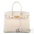 HERMES エルメス バーキン30 ナタ ゴールド金具 ハンドバッグ トリヨン レディース 中古