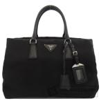 PRADA プラダ ロゴ ハンドバッグ ナイロン素材 レディース 中古
