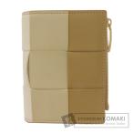 ショッピングbottega BOTTEGA VENETA ボッテガヴェネタ カセット バイフォールド ウォレット 二つ折り財布（小銭入れあり） カーフ レディース 中古
