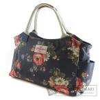Cath Kidston キャスキットソン 花柄 ハンドバッグ ナイロンキャンバス レディース 中古
