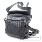 BOTTEGA VENETA ボッテガヴェネタ121604 V4651 1000 イントレチャート ヒップバッグ・ウエストバッグ レザー メンズ 中古